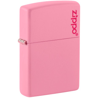 ENCENDEDOR ZIPPO PINK MATTE WITH ZIPPO LOGO