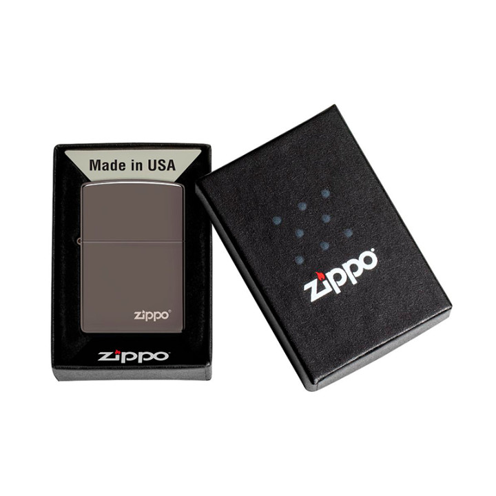 ENCENDEDOR ZIPPO 150ZL BLACK ICE ZIPPO LOGO