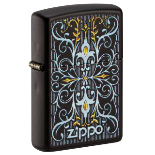 ENCENDEDOR ZIPPO BLACK MATE SOPHISTICATED