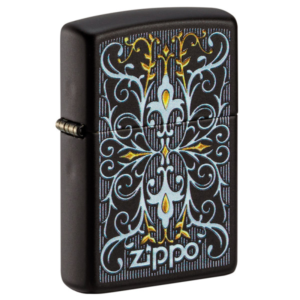 ENCENDEDOR ZIPPO BLACK MATE SOPHISTICATED