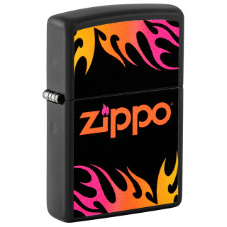 ENCENDEDOR ZIPPO BLACK MATTE DESIGN