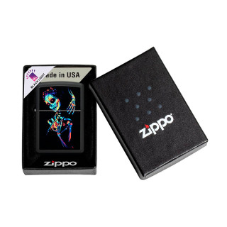 ENCENDEDOR ZIPPO 218 UV SKELETON DESIGN 2