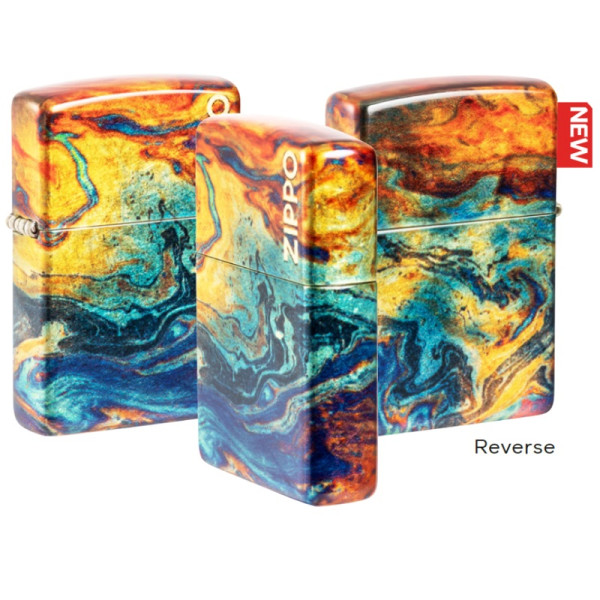ENCENDEDOR ZIPPO COLORFULL DESIGN