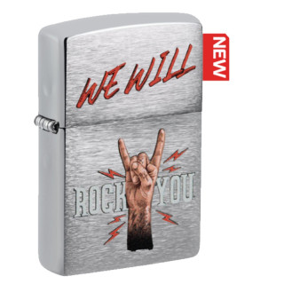ENCENDEDOR ZIPPO WE WILL ROCK YOU