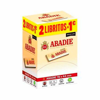 PAPEL ABADIE MEDIUM 78MM. EXPOSITOR 2UDS x 1€ 1x200
