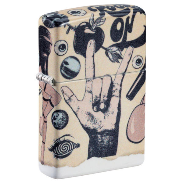 ENCENDEDOR ZIPPO TATTO ART DESIGN MATTE