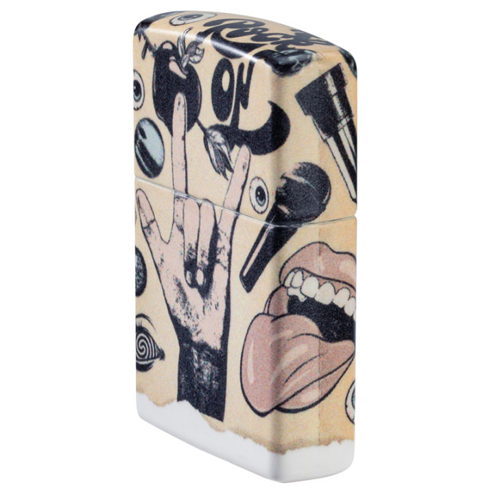 ENCENDEDOR ZIPPO TATTO ART DESIGN MATTE
