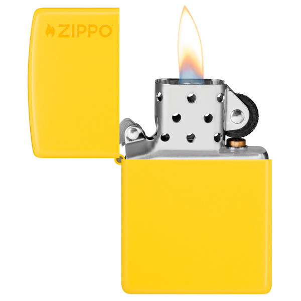 ENCENDEDOR ZIPPO SUNFLOWER WITH ZIPPO LOGO