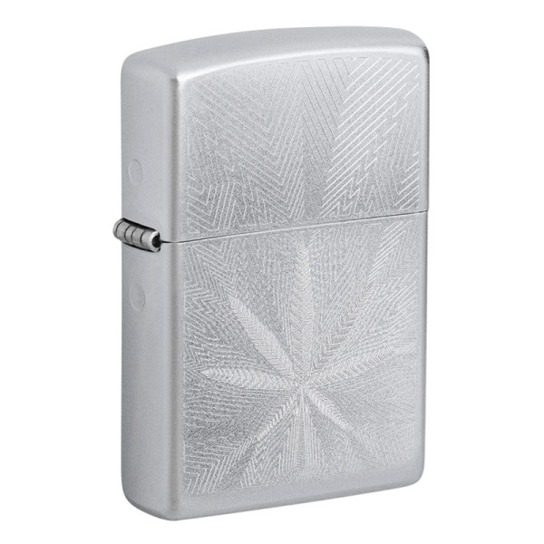 ENCENDEDOR ZIPPO 205 CANNABIS LEAF DESIGN