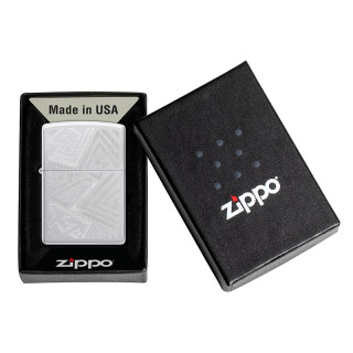 ENCENDEDOR ZIPPO LINED AROWWS DESIGN 2