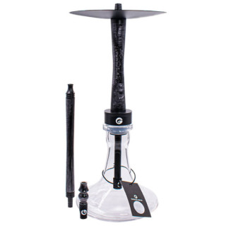 SHISHA CHAMELEON CRAZY 1 MANGUERA 48CM NEGRA Sin-Caz
