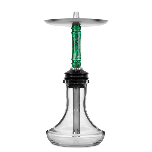 SHISHA MOZE BREEZE 1 MANGUERA 40CM VERDE CRISTAL  S/C S/M***ART. LIQUIDACIÓN***