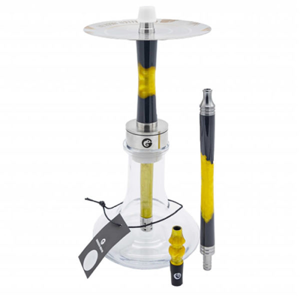 SHISHA CHAMELEON MINI 1 MANGUERA  34CM PYRITE  Sin/Caz