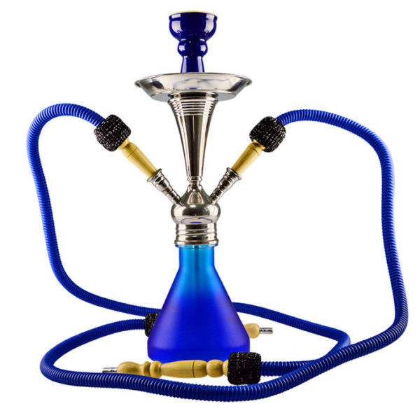 SHISHA ALADIN ROY 8 2 MANGUERAS 42CM AZUL