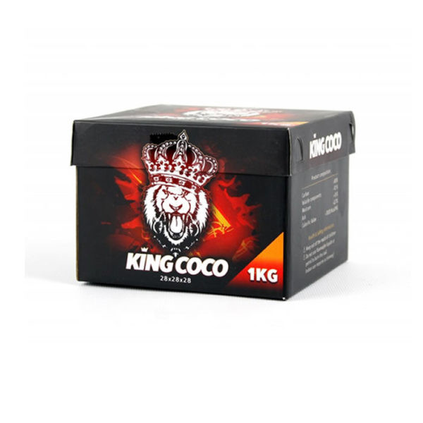 CARBÓN PARA SHISHA KING COCO 28MM 1KG