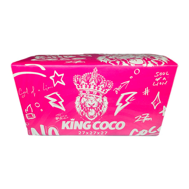 CARBÓN PARA SHISHA KING COCO 27MM 1KG
