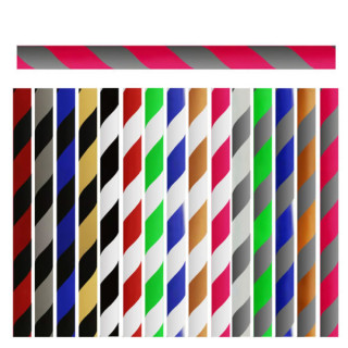 MANGUERA PARA SHISHA SILICONA RAYAS 150CM ROSA Y PLATA