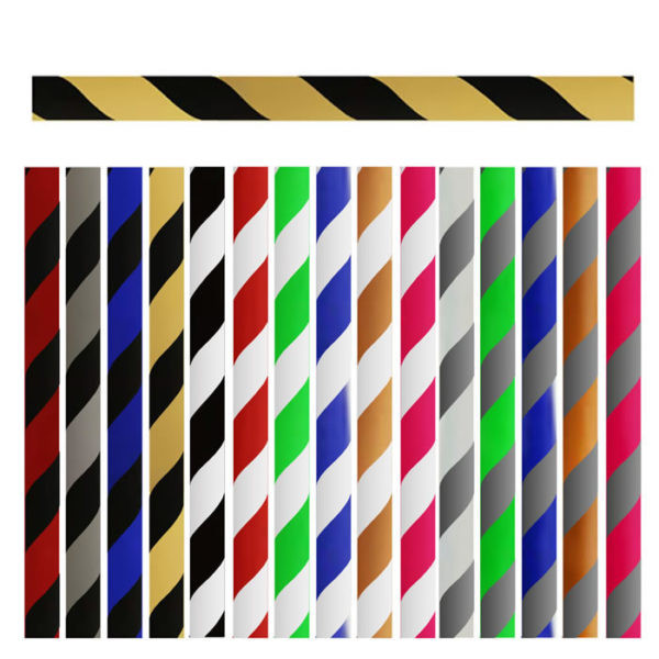 MANGUERA PARA SHISHA SILICONA RAYAS 150CM NEGRO Y DORADO