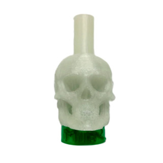 BOQUILLA 3D CALAVERA VERDE 1UD