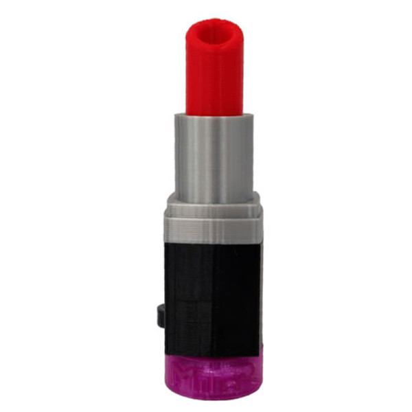 BOQUILLA 3D PINTALABIOS PLATA/ROJO 1UD