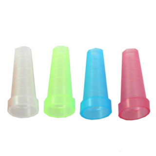BOQUILLA PARA SHISHA PVC DESECHABLE COLOR SURTIDO 3.7x0.7x1.5 BOLSA 100UDS.