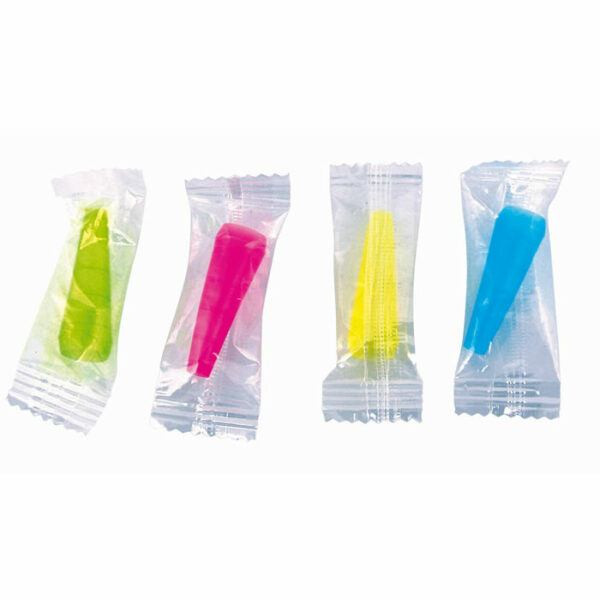 BOQUILLA PARA SHISHA DESECHABLE PEQUEÑA  COLOR SURTIDO 3.5CMX1CM BOLSA 100UDS