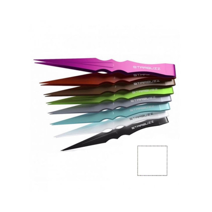 PINZA METÁLICA STARBUZZ CARBINE BLANCA  22MM