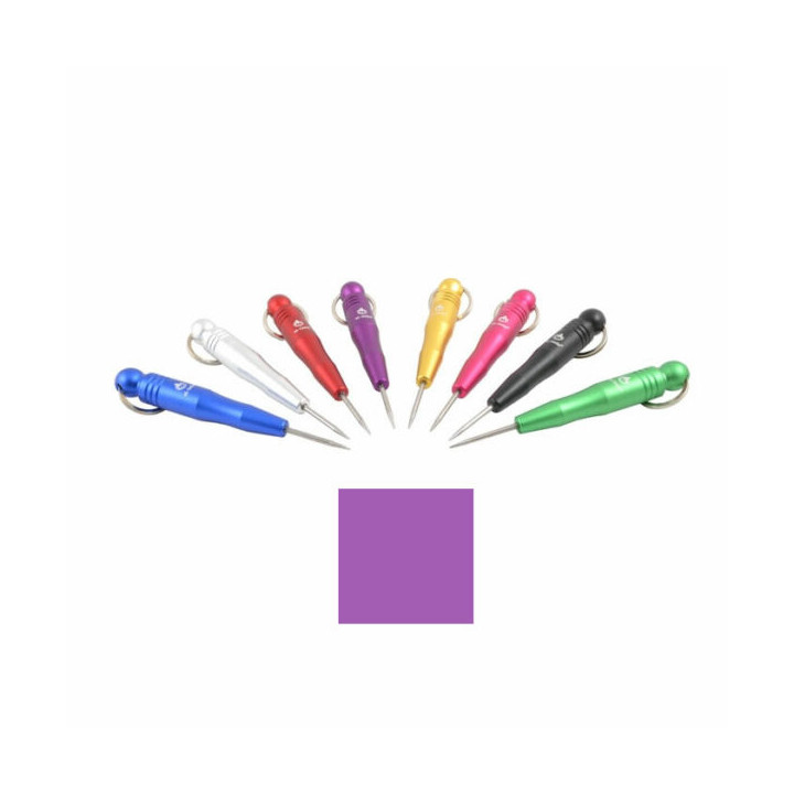 PUNZÓN AGUJEREADOR PARA SHISHAS METÁLICO VIOLETA