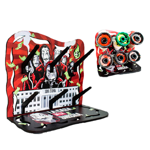 MUEBLE EXPOSITOR 3D SAPIENS 6 CAZOLETAS PAPEL