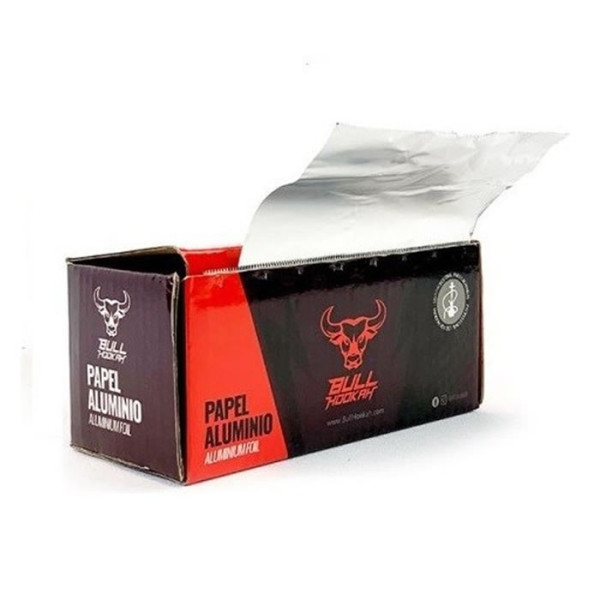 PAPEL ALUMINIO XL BULL HOOKAH ROLLO 25M.