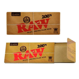 PAPEL RAW BLOCK 200 KING SIZE 1X40