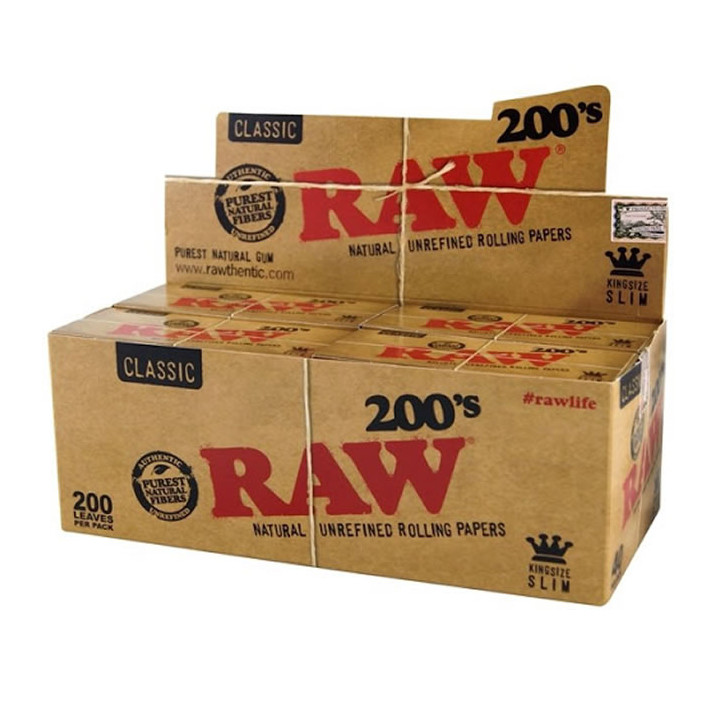 PAPEL RAW BLOCK 200 KING SIZE 1X40