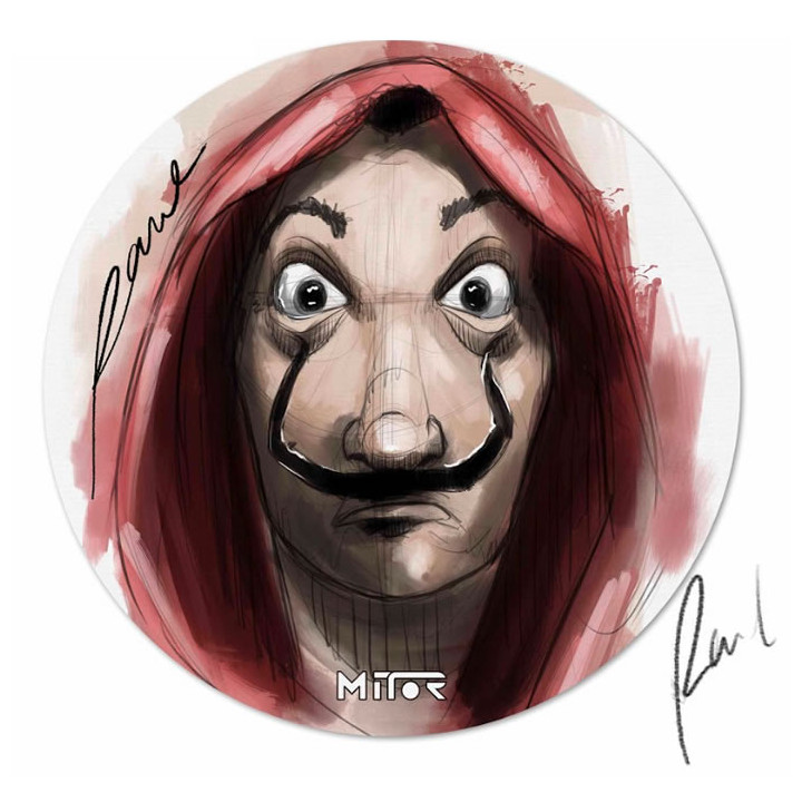 TAPETE GOMA MASCARA DALI RAUL GARCIA 1UD