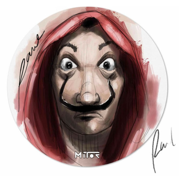 TAPETE GOMA MASCARA DALI RAUL GARCIA 1UD