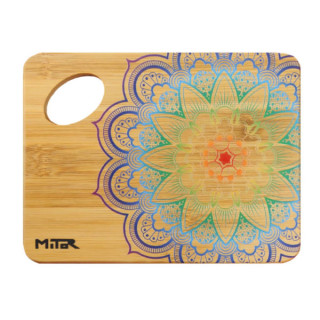 TABLA DE MEZCLA BAMBÚ MANDALA COLOR 15X20CM