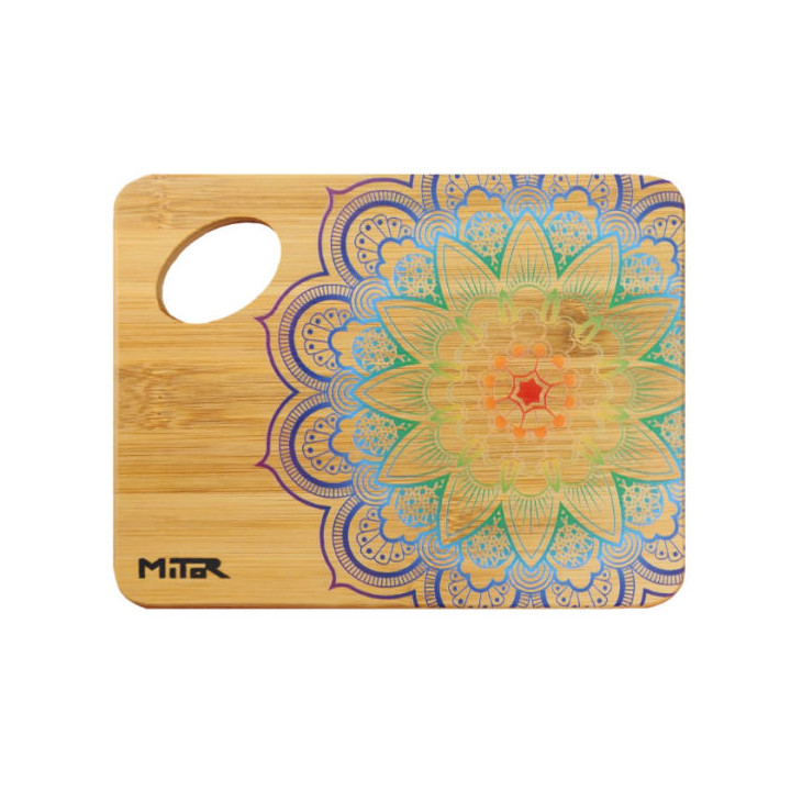 TABLA DE MEZCLA BAMBÚ MANDALA COLOR 15X20CM