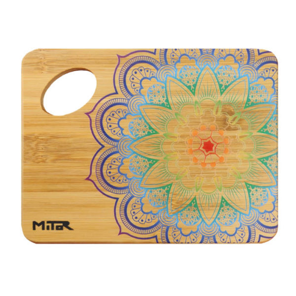 TABLA DE MEZCLA BAMBÚ MANDALA COLOR 15X20CM
