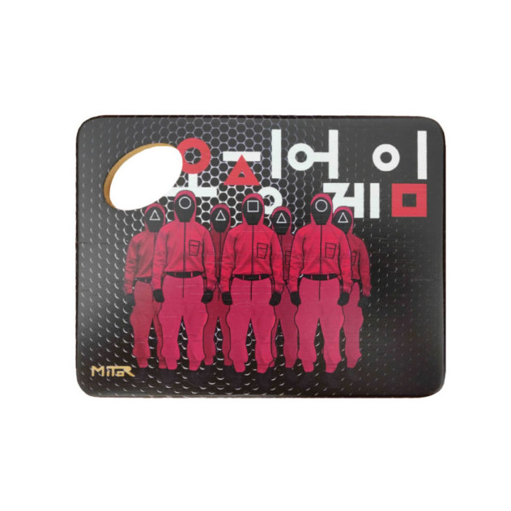 TABLA DE MEZCLA BAMBÚ SQUID GAME 15X20CM