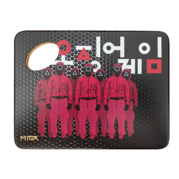 TABLA DE MEZCLA BAMBÚ SQUID GAME 15X20CM