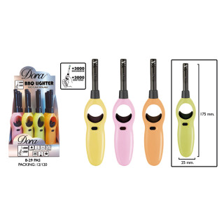 ENCENDEDOR ELECTRÓNICO DORA BBQ COCINA COLORES PASTEL 175MM 1X12