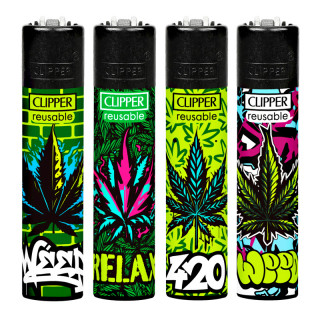 ENCENDEDOR CLIPPER DEC. GRAFF WEED 1X48