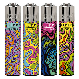 ENCENDEDOR CLIPPER DEC. PSYCHEDELIC ART 1 1X48