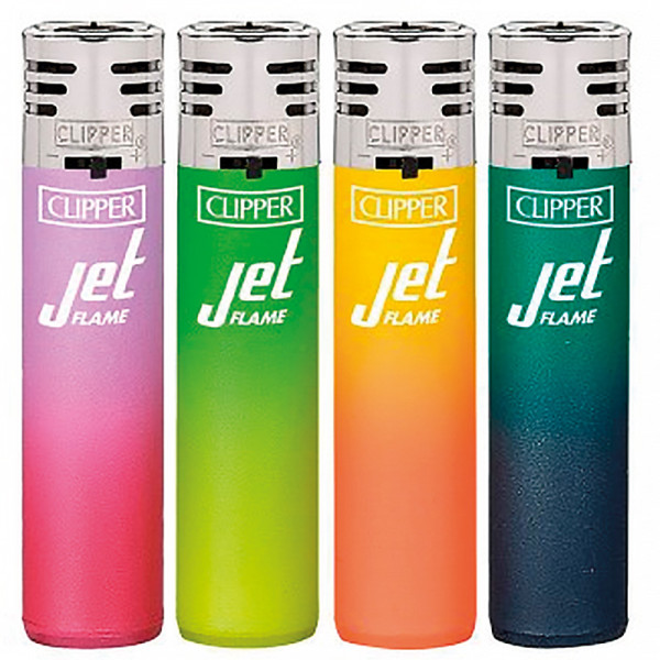 ENCENDEDOR CLIPPER JET FLAME METALLIC GRADIENT 2 1X48