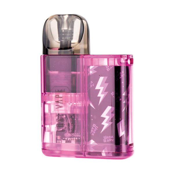 CIGARRILLO ELECTRÓNICO LOST VAPE URSA BABY POD KIT PURPLE CLEAR