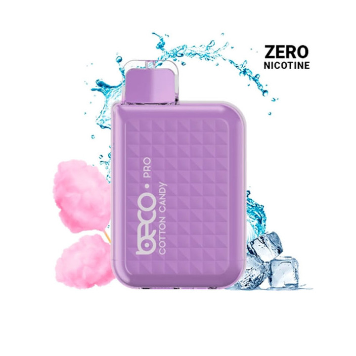 CIGARRILLO DESECHABLE ELECTRÓNICO VAPTIO BECO COTTON CANDY  6000PUFS SIN NICOTINA 1UD
