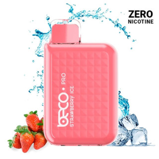 CIGARRILLO DESECHABLE ELECTRÓNICO VAPTIO BECO STRAWBERRY ICE 6000PUFS SIN NICOTINA 1UD