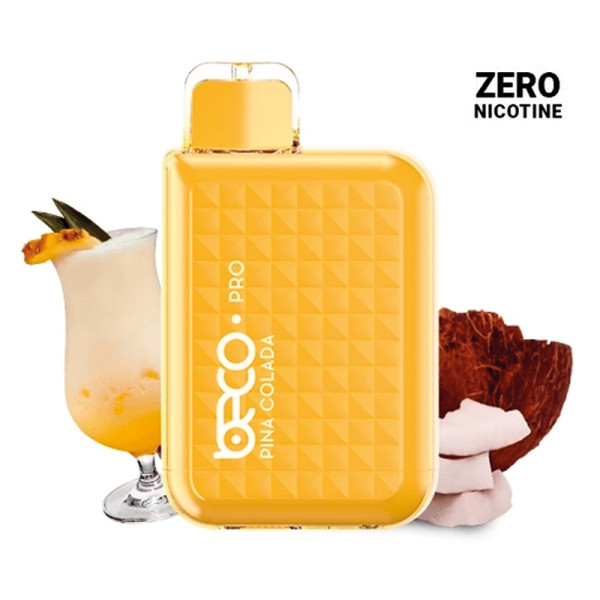CIGARRILLO DESECHABLE ELECTRÓNICO VAPTIO BECO PIÑA COLADA 6000PUFS SIN NICOTINA 1UD