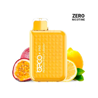 CIGARRILLO DESECHABLE ELECTRÓNICO VAPTIO BECO PASSIONFRUIT LEMON 6000PUFS SIN NICOTINA 1UD