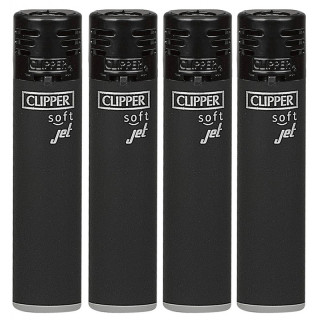 ENCENDEDOR CLIPPER JET FLAME SOFT BLACK 1X48