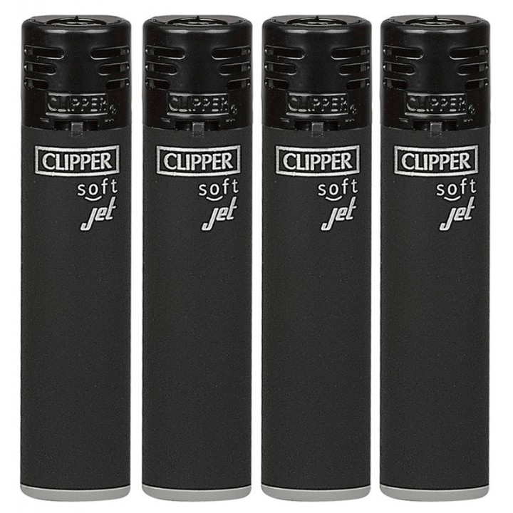 ENCENDEDOR CLIPPER JET FLAME SOFT BLACK 1X48